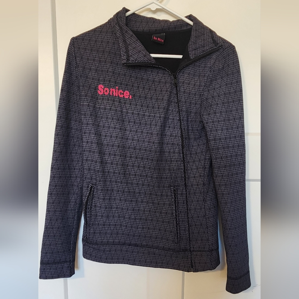 Women's Black and Pink Blazer